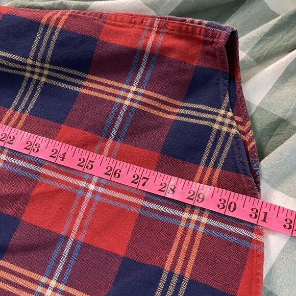 J. Crew Button Up Shirt Mens XXLT Red Plaid Lumberjack Preppy Cotton Sportsmen - Picture 7 of 7